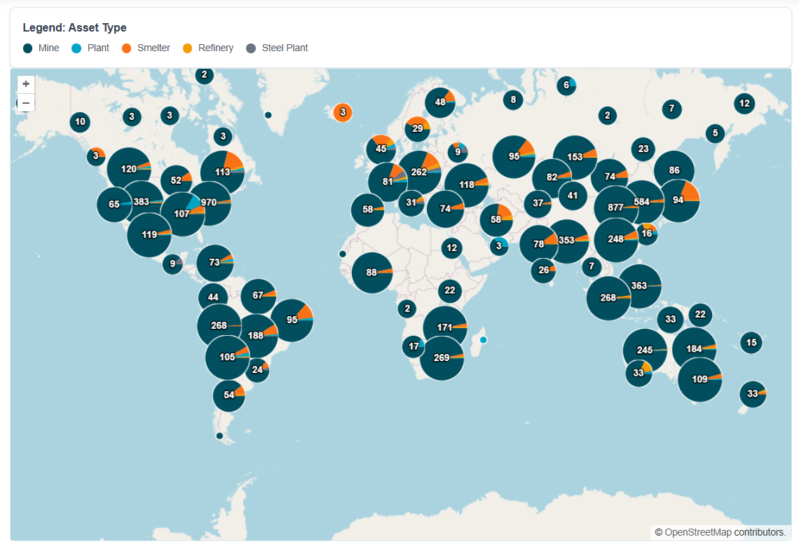 ICMM's Global Mining Dataset now publicly available on AUYAN's data explorer!